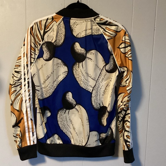 ADIDAS X FARM RIO LIMITED EDITON TROPICAL PALM TRACK JACKET SZ MED - Picture 9 of 9